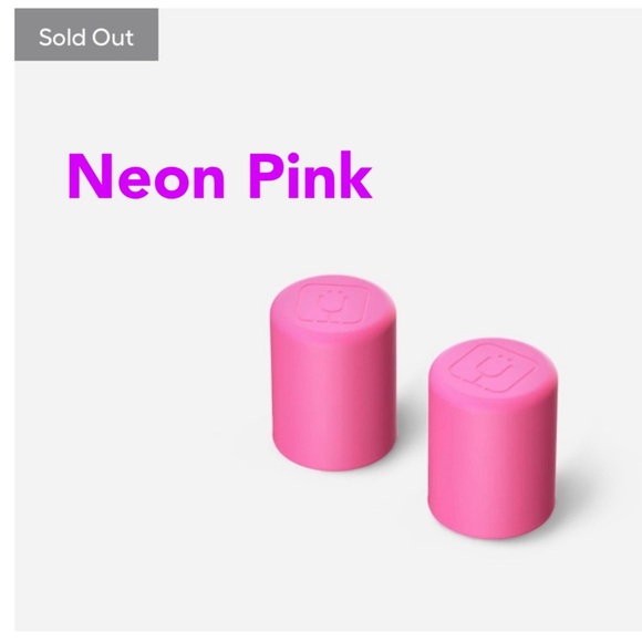 NEW! BRUMATE Neon Pink Magnetic Era Straw Covers Set of 2 New in Package! - Picture 1 of 12